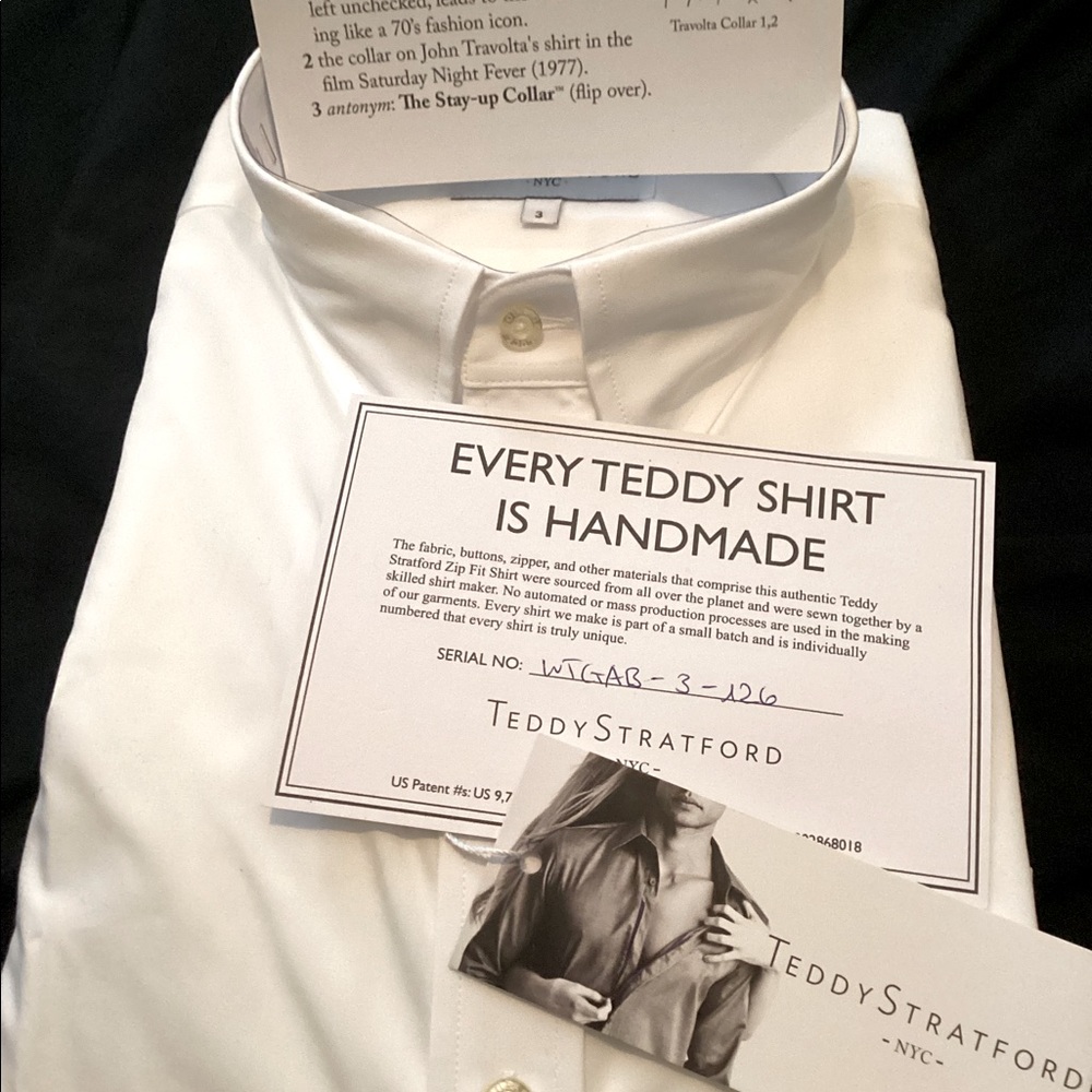 Teddy Stratford NYC Zip Fit Shirt